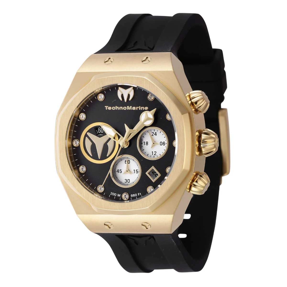 Technomarine Reef Sun Watch - 40mm, Black (TM-523007) 40 mm kol saati