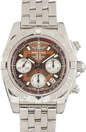 Breitling Chronomat Evolution 41 Brown Dial AB0140 kol saati