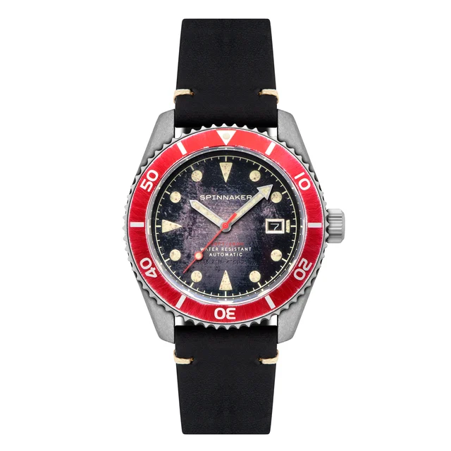 Wreck Automatic Distressed Black SP-5089-01 kol saati