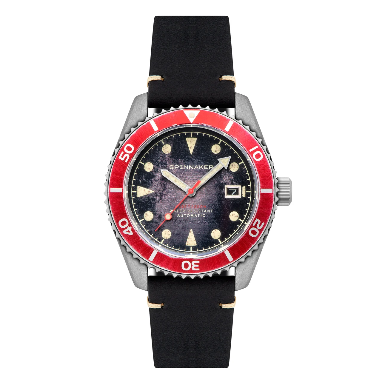 Wreck Automatic Distressed Black SP-5089-01 kol saati