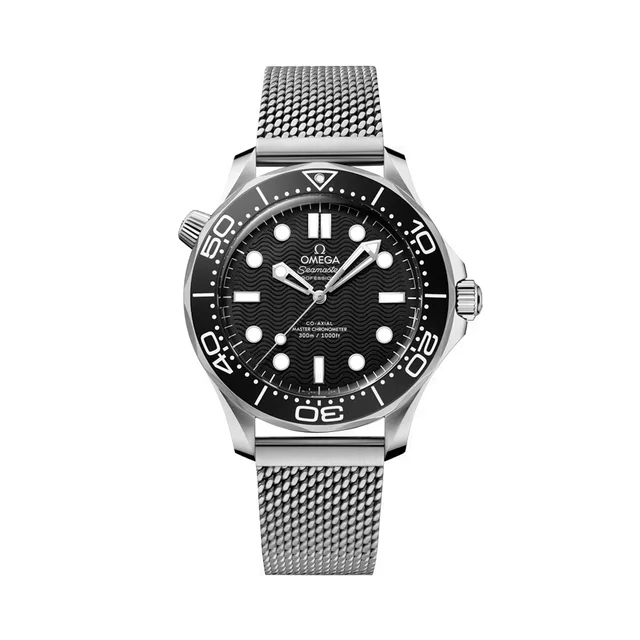 OMEGA Seamaster Diver 300M Aluminum Bezel 42mm - Black on Bracelet O21030422001010 kol saa