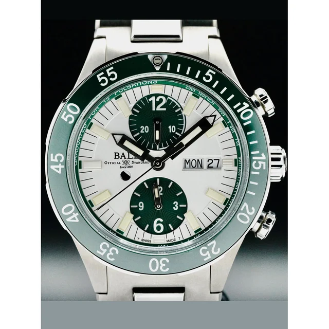 Ball Roadmaster Rescue Chronograph Green 41mm DC3030C-S2-WH 210000060239 kol saati