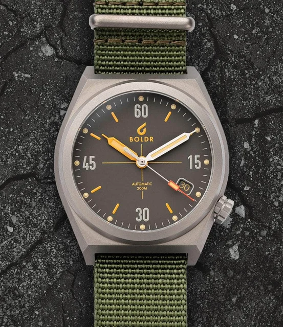 BOLDR Supply Co. Venture Windup Edition BoldrWUGrn kol saati