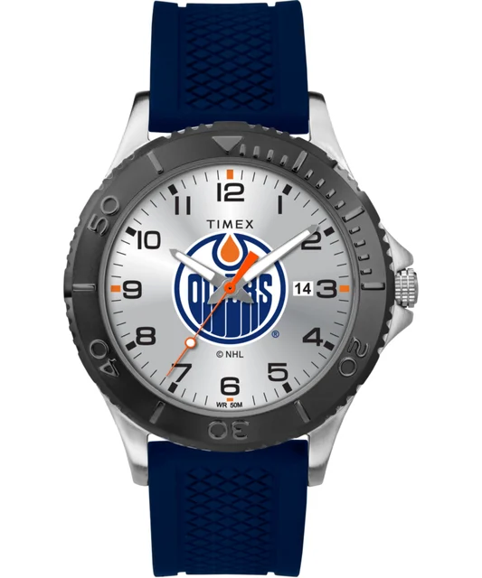 Timex Gamer Navy Edmonton Oilers TWZHOILMEYZ kol saati