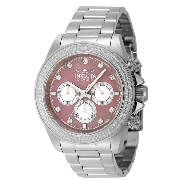 Invicta Elite Diamond 0.88 Carat Diamond Watch w/ Mother of Pearl Dial - 44mm, Steel (4875