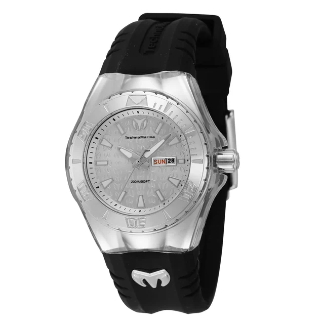 Technomarine Cruise Monogram Watch - 36.5mm, Black (ZG-TM-122016) kol saati
