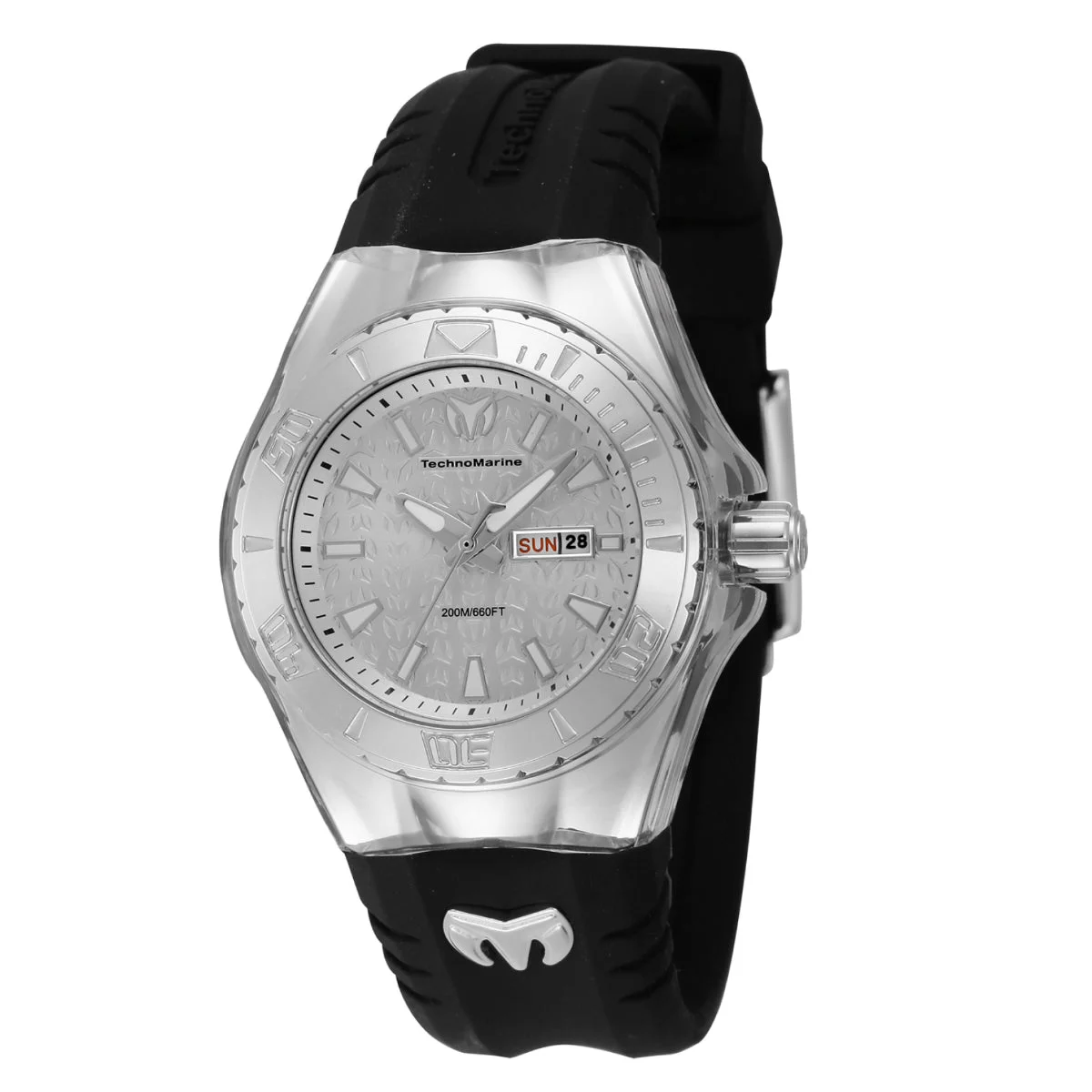 Technomarine Cruise Monogram Watch - 36.5mm, Black (ZG-TM-122016) 36.5 mm kol saati