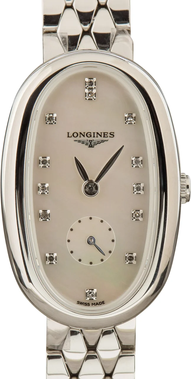 Longines Symphonette Mother of Pearl Diamond Dial L2.306.4.87.6 kol saati