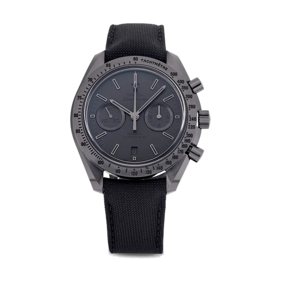 OMEGA OMEGA, REF. 31192445101005, SPEEDMASTER, BLACK CERAMIC, STEEL kol saati