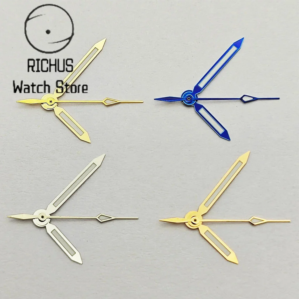 Tandorio Watch Hands Green Luminous Silver Blue Gold Fit NH35 NH36 ETA2824 2836 Miyota8205 8215 821A Mingzhu DG2813 3804 Movement 14:365462#Blue;200000046:201718821#Fit ETA2824 2836 kol saati