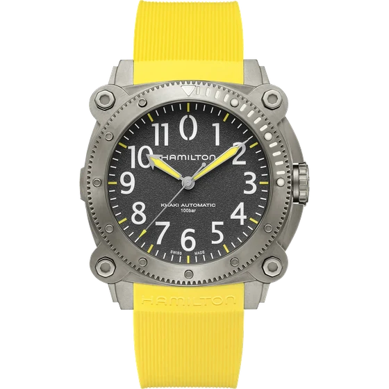 Hamilton Khaki Navy BeLOWZERO Auto TITANIUM H78535380 kol saati