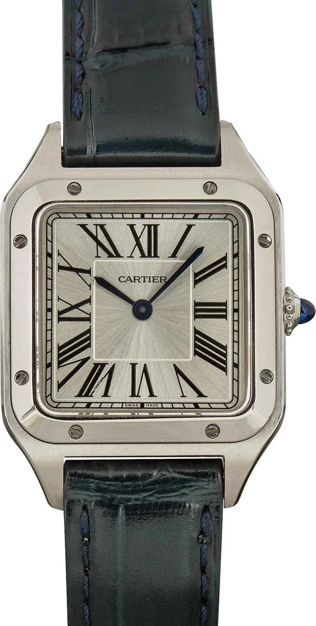 Cartier Santos Dumont Silver Dial WSSA0023 38 mm kol saati