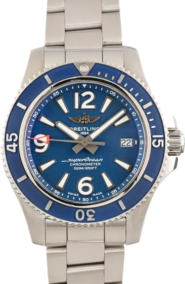 Breitling Superocean Blue Arabic Dial A17366D81C1A1 kol saati