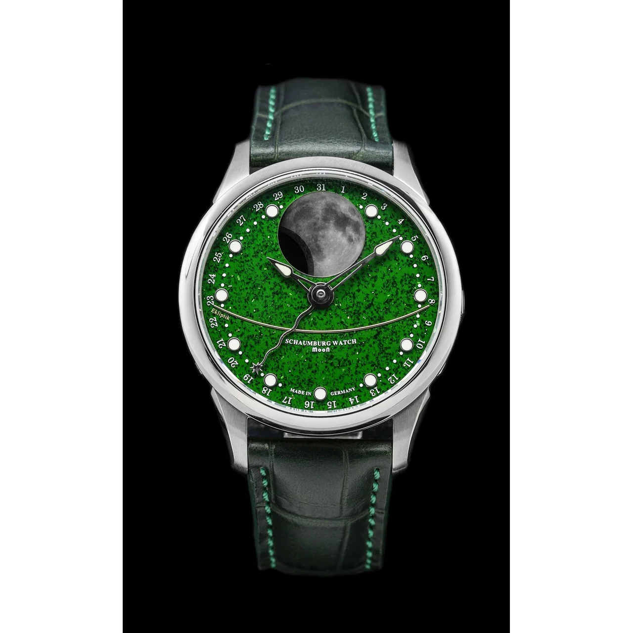 Schaumburg Watch Moon Green Aventurine moon-green-aventurine 43 mm kol saati