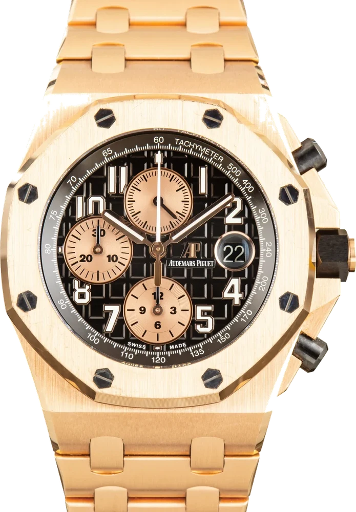Audemars Piguet Royal Oak Offshore Black Mega Tapisserie Dial 26470OR.OO.1000OR.03 42 mm kol saati