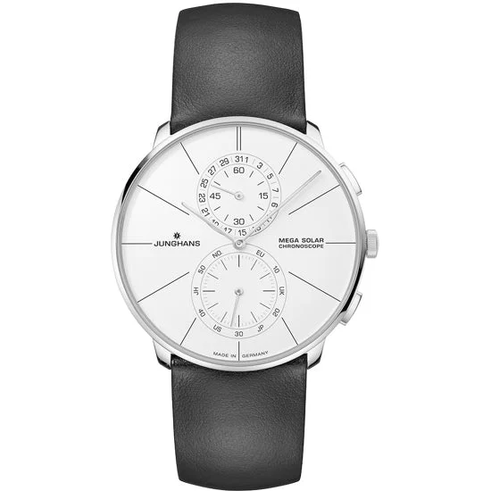 Junghans Meister fein Chronoscope MEGA Solar 059/4200.00 kol saati