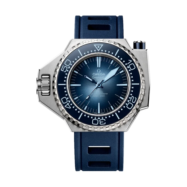 OMEGA Seamaster PloProf 1200M 45 mm - Blue on Strap O22732552103001 kol saati