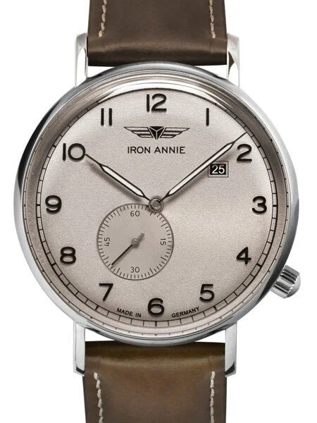 Iron Annie Amazonas Impression Swiss Quartz Dress Watch with Small Seconds, Date #5934-5 41 mm kol saati