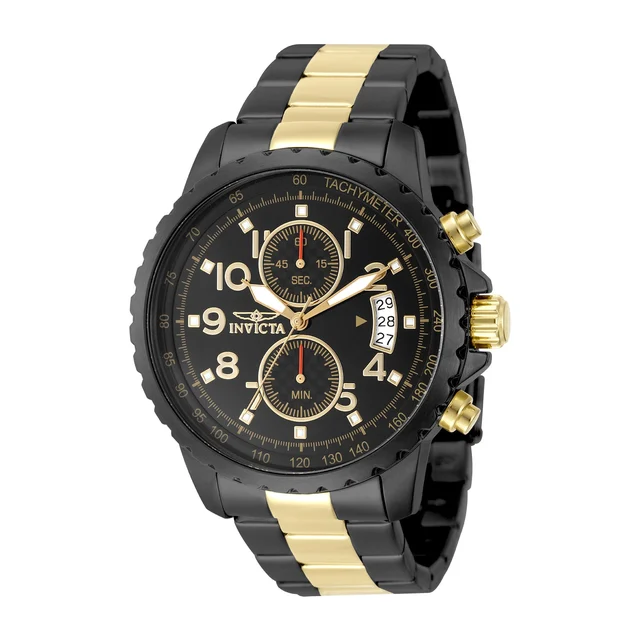 Invicta Specialty Altoris Watch - 45mm. Black, Gold (50685) kol saati