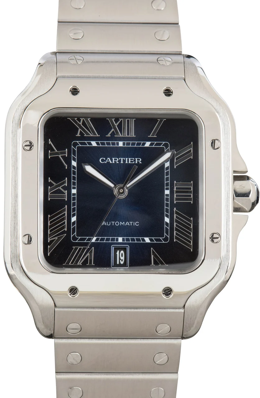 Cartier Santos De Gradient Blue Dial WSSA0071 39.8 mm kol saati