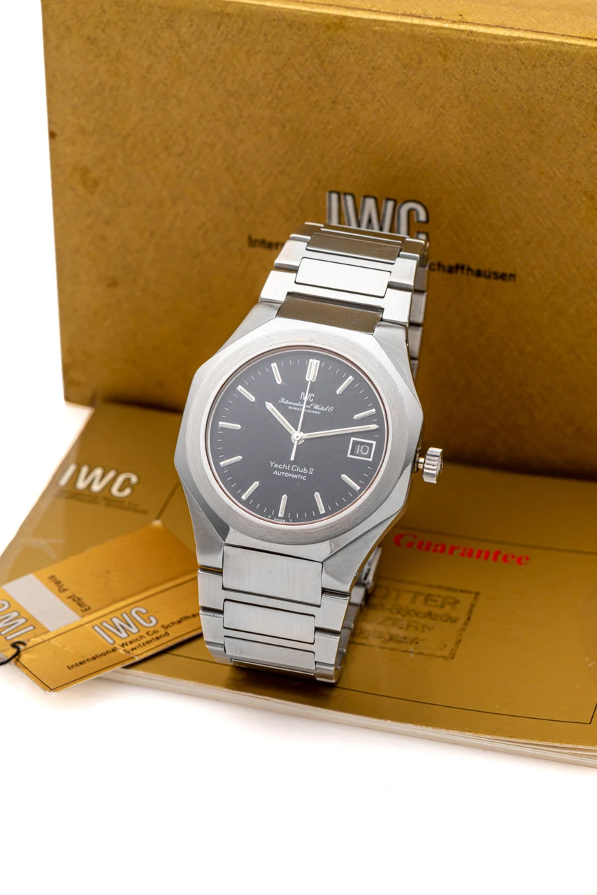 IWC IWC, REF. 3212, YACHT CLUB II, STEEL, ORIGINAL BOX AND WARRANTY kol saati
