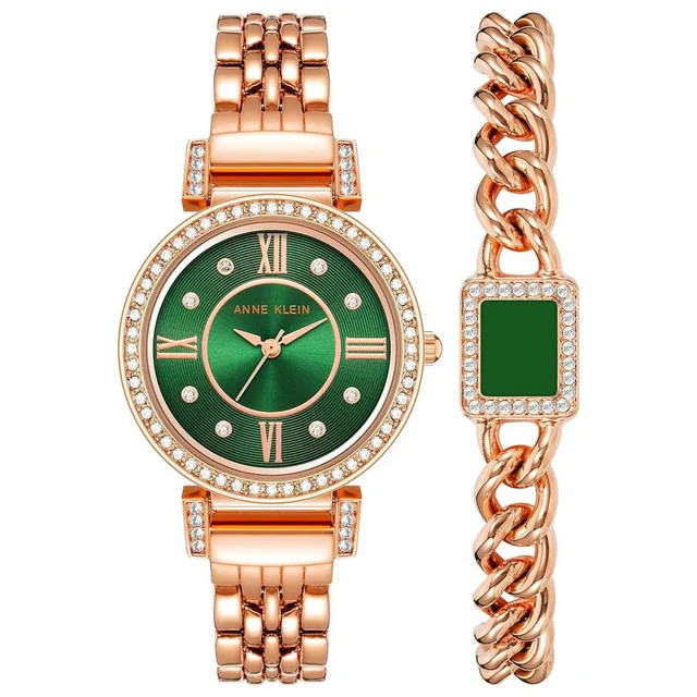 Anne Klein Classic Watch AK-2928GNST kol saati
