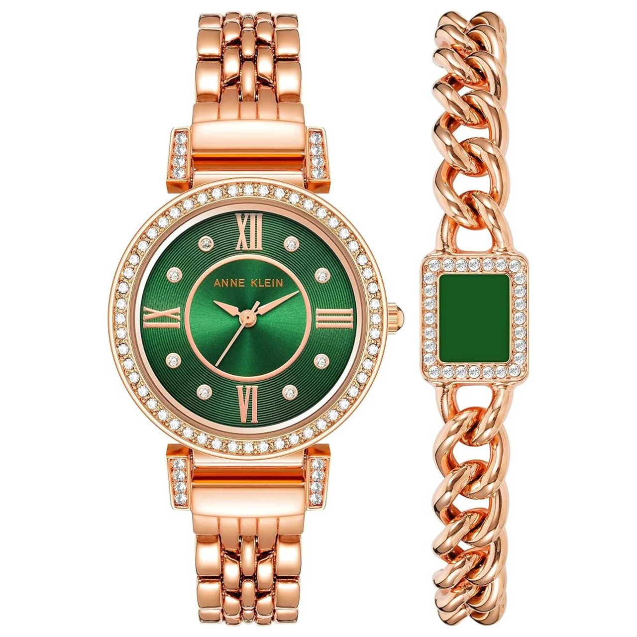 Anne Klein Classic Watch AK-2928GNST kol saati