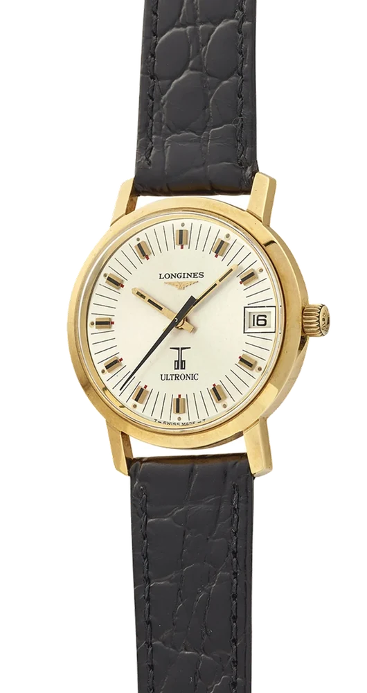 Longines LONGINES REF. 8625/2, ”ULTRONIC”, 18K YELLOW GOLD kol saati