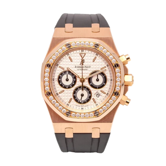 Audemars Piguet AUDEMARS PIGUET, REF. 26557OR, ROYAL OAK CHRONOGRAPH, PINK GOLD kol saati