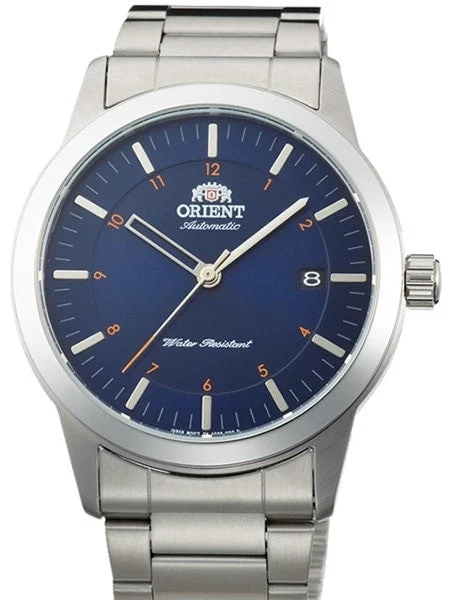 Orient Sentinel Automatic + Hand Wind Watch with Blue Dial #AC05002D kol saati