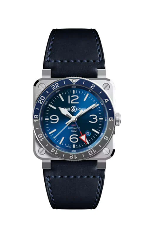 Bell & Ross Bell & Ross Br 03 BR0393-BLU-ST/SCA 42 mm kol saati