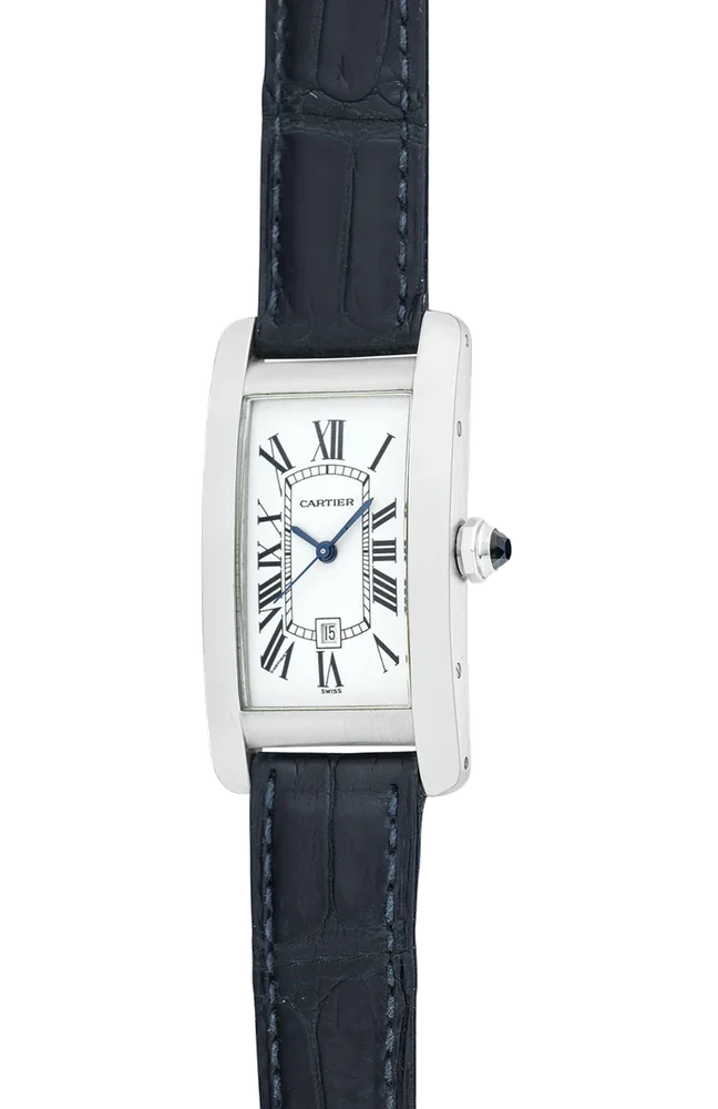 Cartier CARTIER REF. 1726, TANK AMERICAINE, 18K WHITE GOLD kol saati