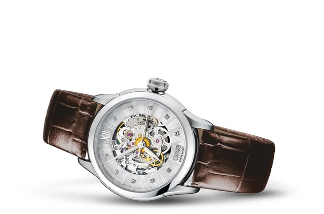 Oris Artelier Skeleton Diamonds 01 560 7604 4019-07 5 16 70FC kol saati