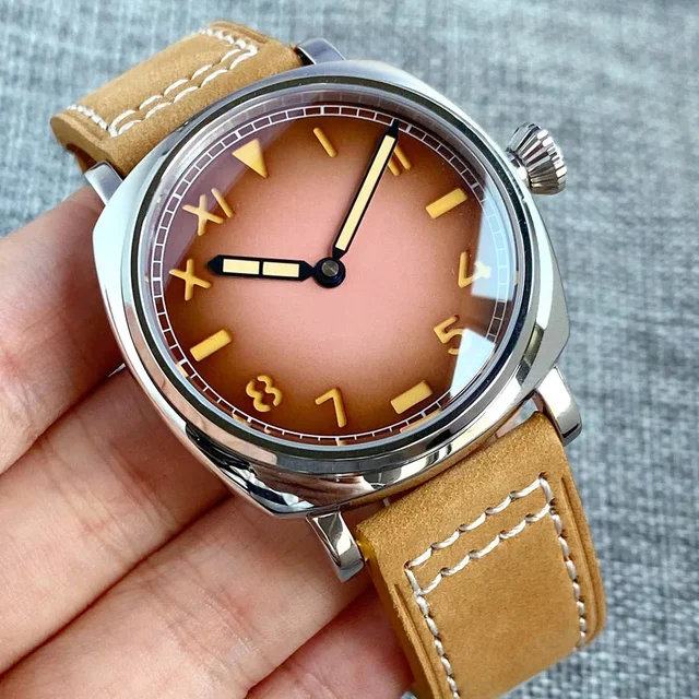 Tandorio Radiomir Homage TD113A 42mm Square California Watch NH35 PT5000 AR Sapphire 20bar