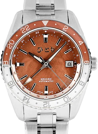 Hitori Meguro GMT Aki Koyo MGRGMTAK/HT kol saati