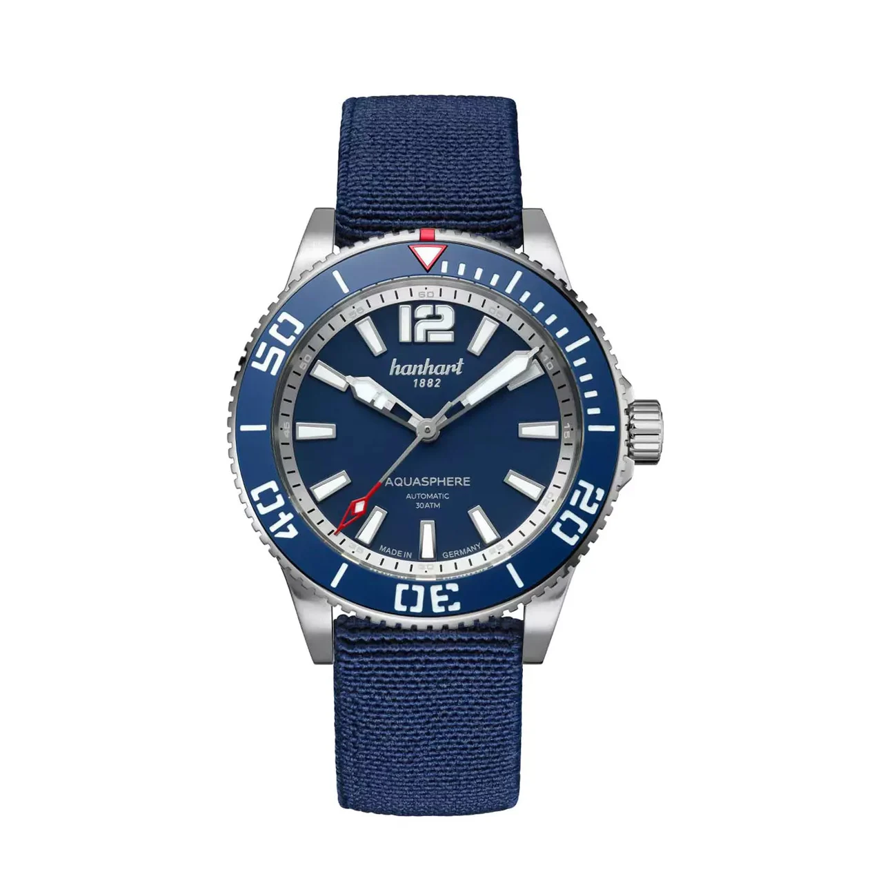 Hanhart Aquasphere H721.202-6428-1-2 42 mm kol saati