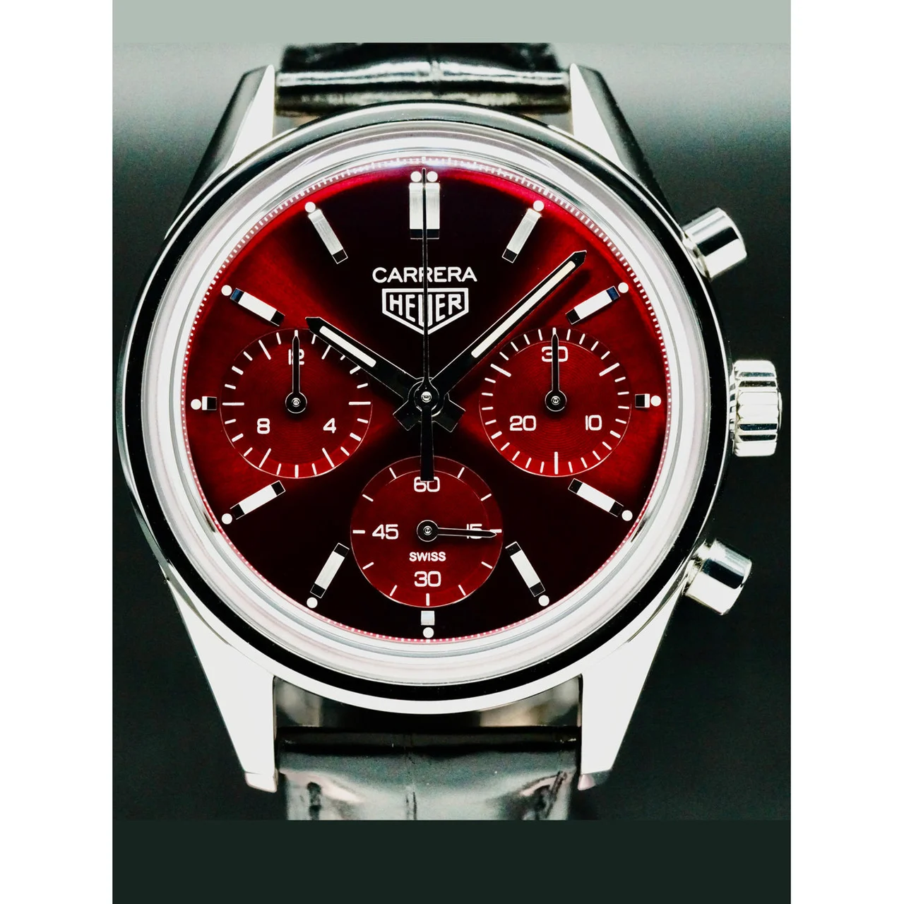 Tag Heuer Carrera 39mm Red Dial 210000069455 39 mm kol saati