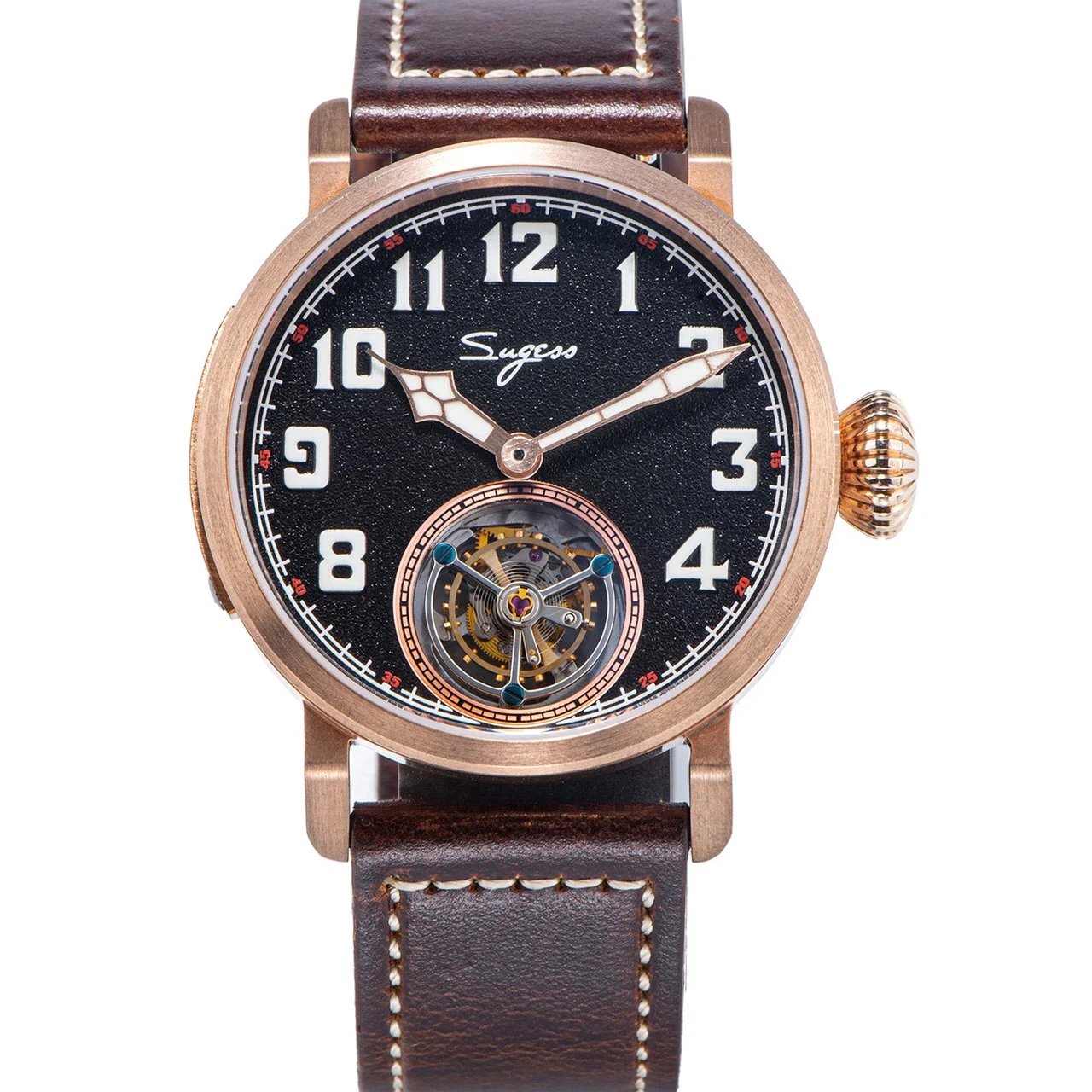 Sugess SU8230PTBK 41 mm kol saati