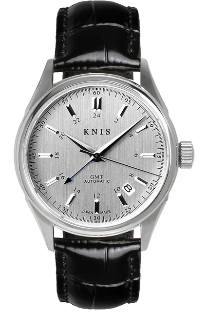 KNIS Classic GMT KN008-SVBKLE kol saati