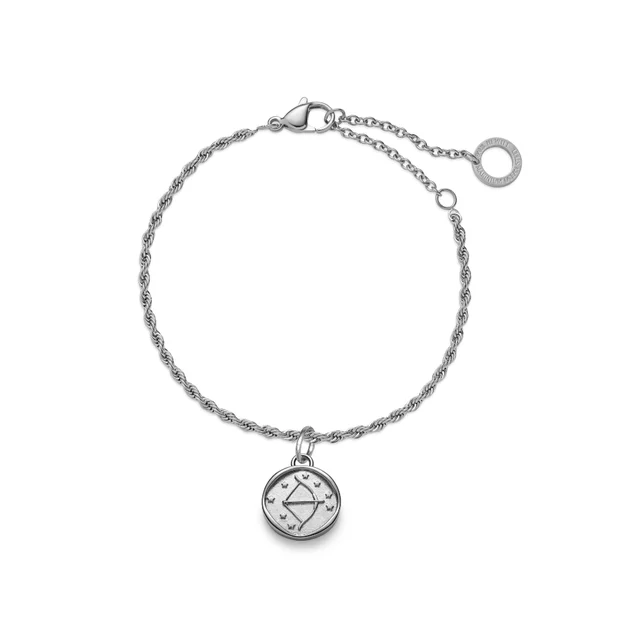 Default Set Sagittarius Charm und Armkette Silber PH-JE-1518 kol saati
