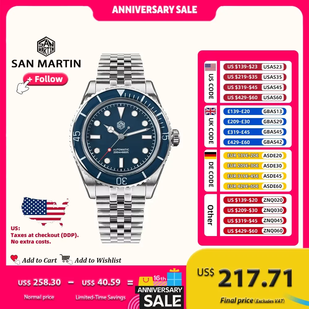San Martin Men Dive Watch NH35 Automatic Movement Mecha San Martin 40mm Men Dive Watch NH35 Automatic Movement Mecha 40 mm kol saati