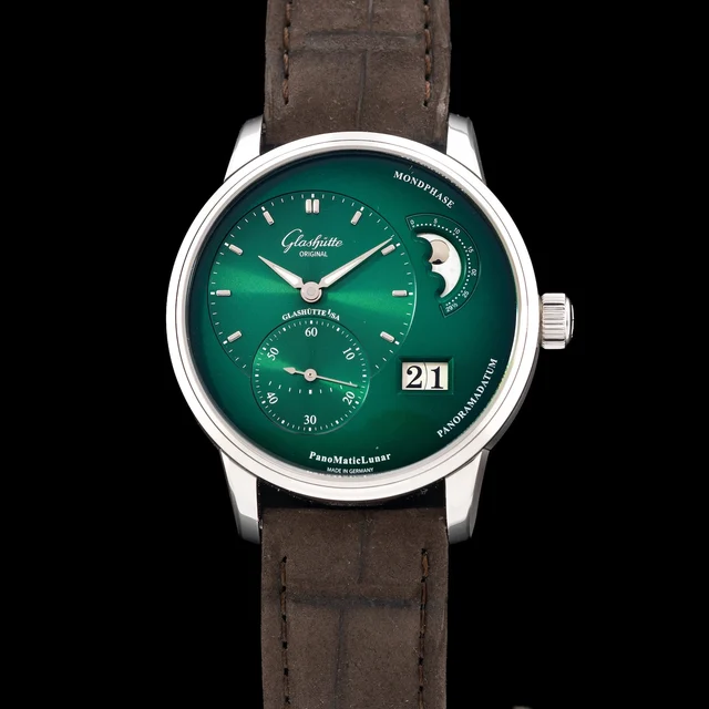 Glashutte Original Glashütte Original PanoMaticLunar Green Dial 1-90-02-13-32-02 210009N38