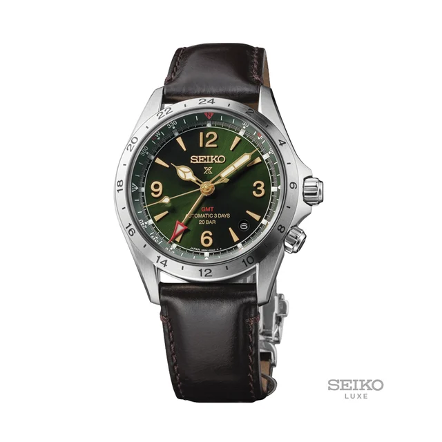 Seiko Prospex Land 39.5mm - Green on Leather Strap HBC007 kol saati