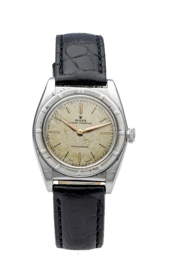 Rolex ROLEX REF. 3372 BUBBLE BACK PINK GOLD kol saati