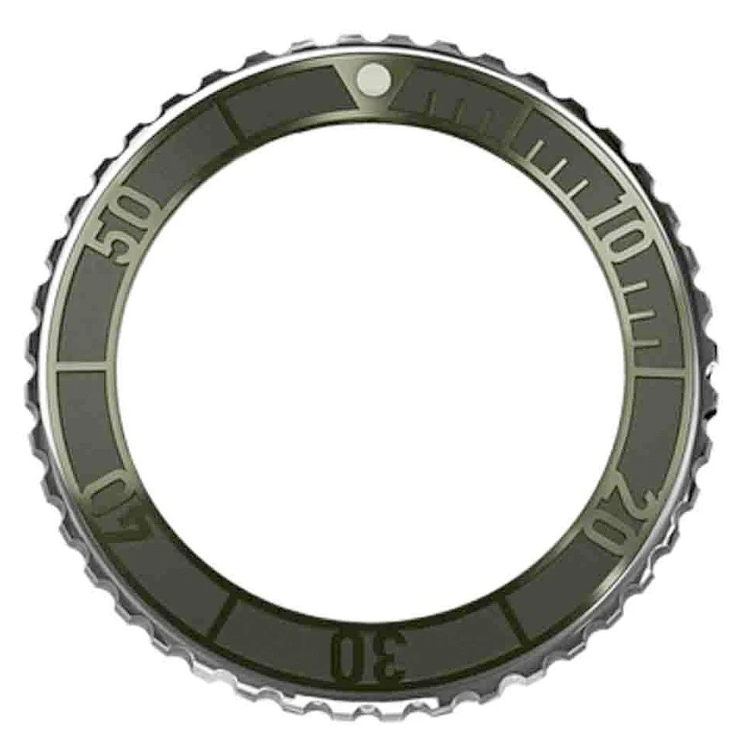 Formex Green Ceramic Bezel for Baby REEF #BEZ-2201-000 39.5 mm kol saati