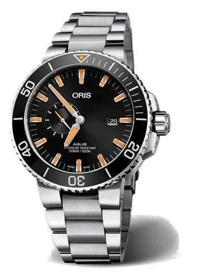 Oris Aquis Small Second, Date 01 743 7733 4159-07 8 24 05PEB kol saati