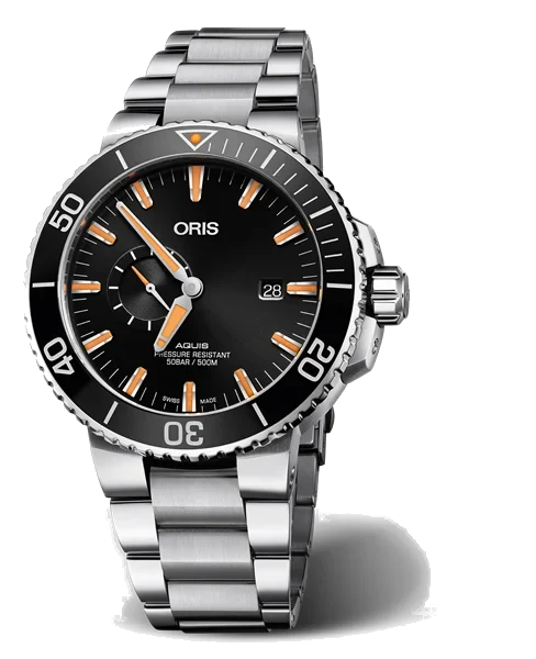 Oris Aquis Small Second, Date 01 743 7733 4159-07 8 24 05PEB 45.5 mm kol saati