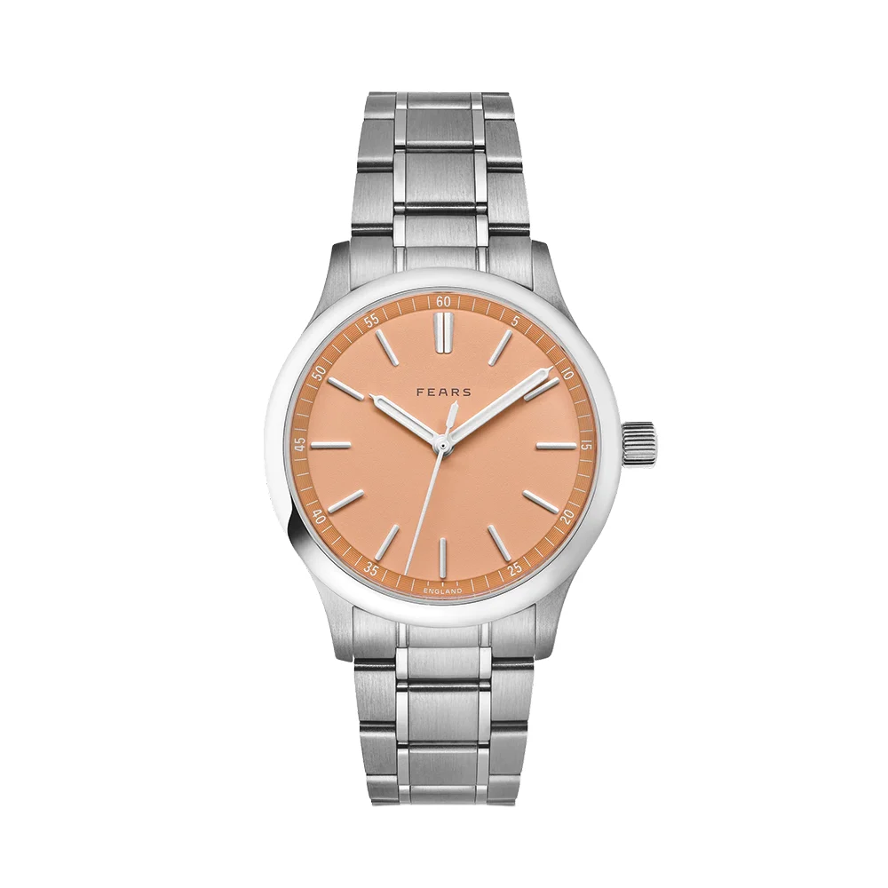 Fears Redcliff "Soft Peach" 39.5mm - Peach on Bracelet BS139.500.065.123 39.5 mm kol saati
