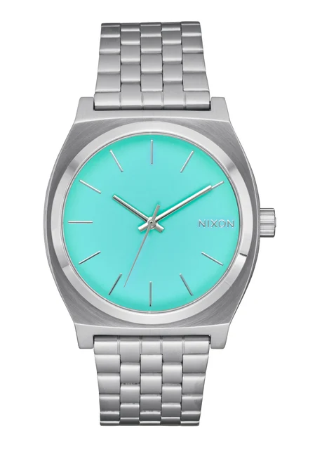 Nixon US Time Teller - Silver / Turquoise A045-2084-00 kol saati