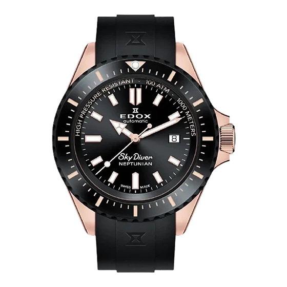 EDOX Neptunian 80120-37RNNCA-NIR kol saati